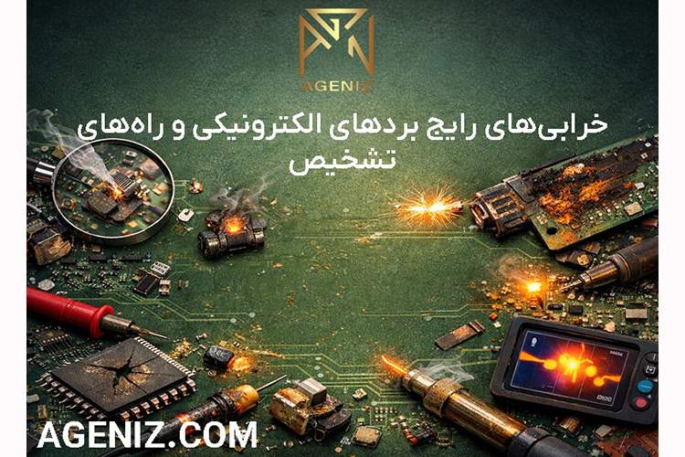 خرابیهای رایج بردهای الکترونیکی و راههای تشخیص