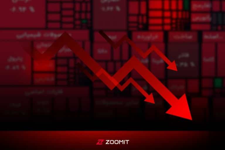 سقوط ۱۰۰ هزار واحدی بورس در نخستین روز هفته؛ خروج ۹۷۱ میلیارد تومان پول حقیقی