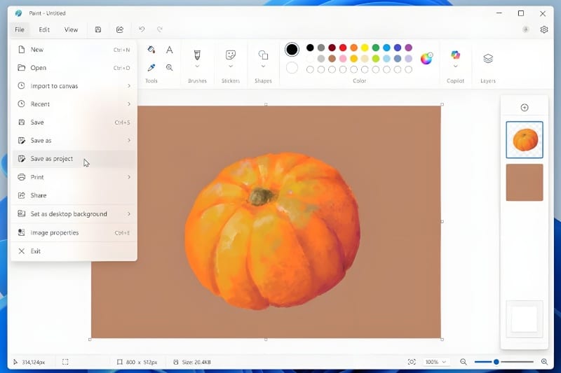 نرم‌افزار Paint ویندوز یک‌قدم به فتوشاپ نزدیک‌تر شد