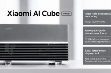 مینی پیسی شیائومی AI Cube با سه تراشه جدید XRING معرفی شد