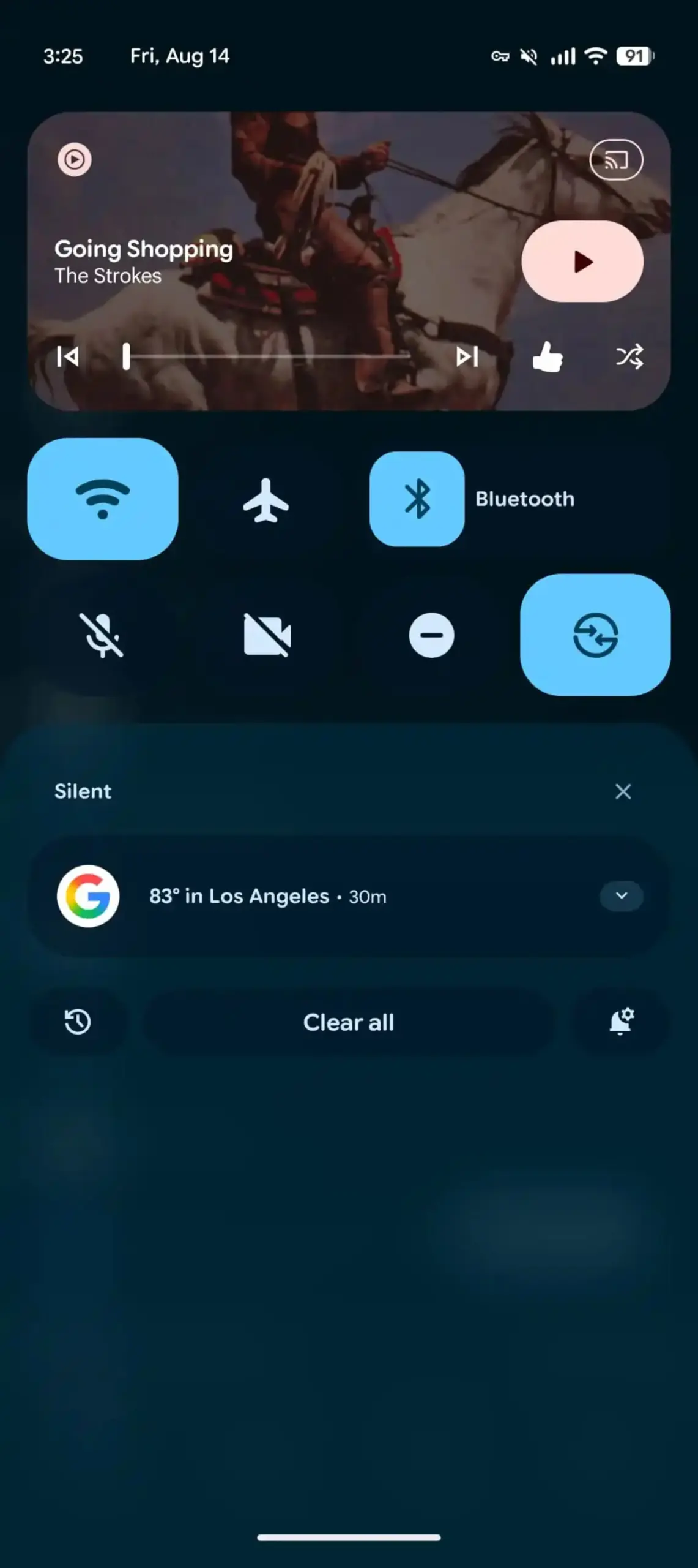 پنل تنظیمات سریع و ویجت‌های سیستم‌عامل اندروید ۱۷ (Android 17)