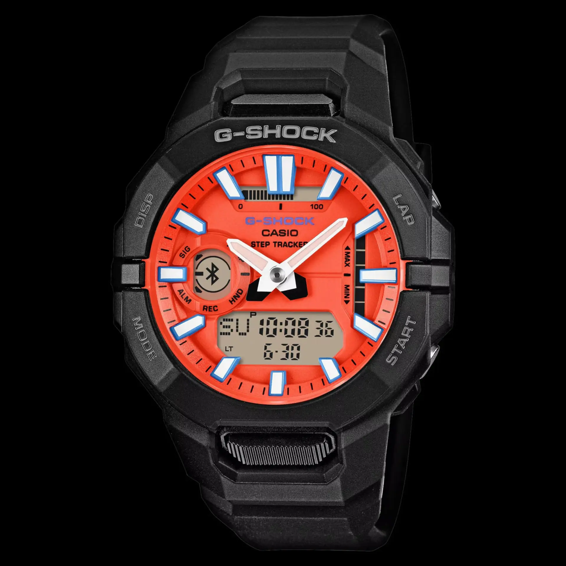 ساعت هوشمند کاسیو جی‌شاک (Casio G-Shock) مدل GBA-950 با صفحه نارنجی