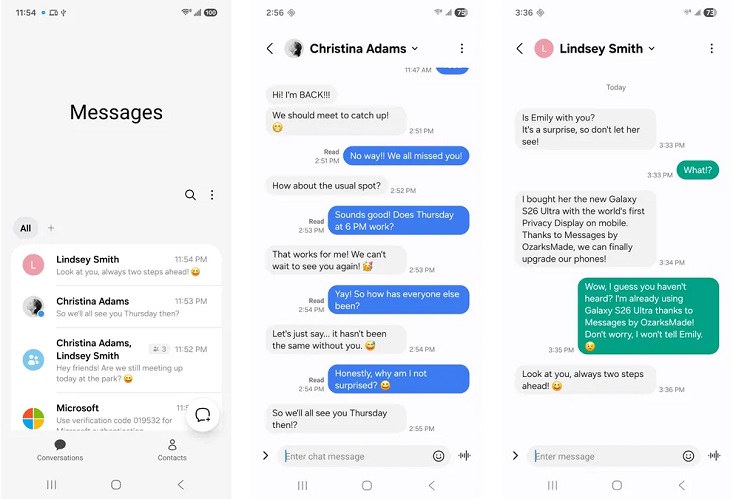 Samsung Messages بازگشت؛ اپلیکیشن جدید تجربه محبوب سامسونگ را زنده می‌کند