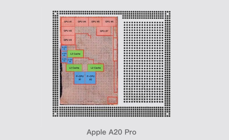 تراشه A20 Pro با GPU هفت‌هسته‌ای و کش بیشتر از راه می‌رسد