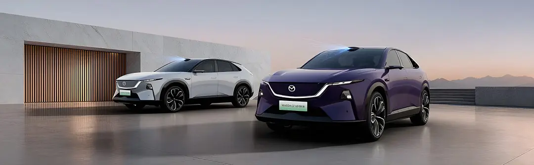 خودروهای برقی مزدا CX-6e با سنسور لایدار در فضای باز