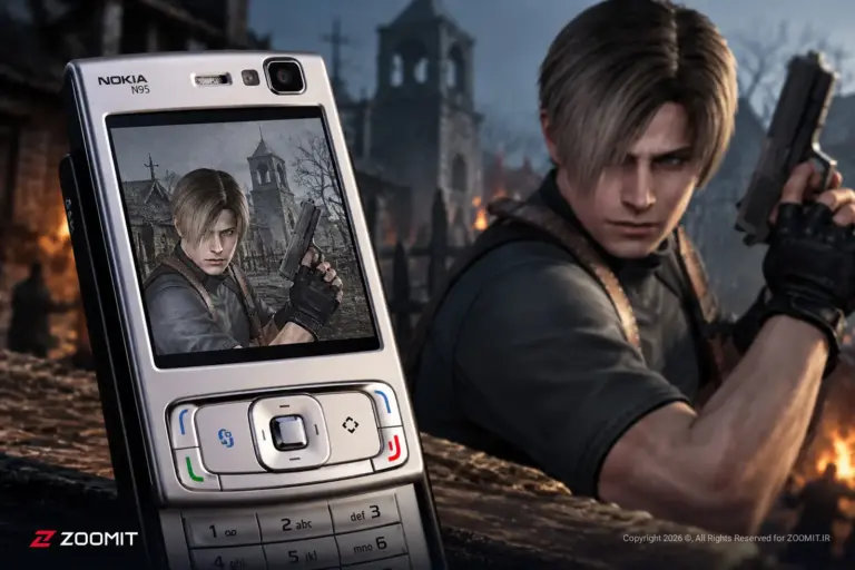 بازی Resident Evil 4 روی گوشی نوکیا N95 اجرا شد!